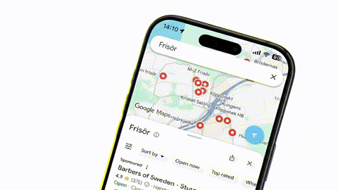 Google Maps i telefon